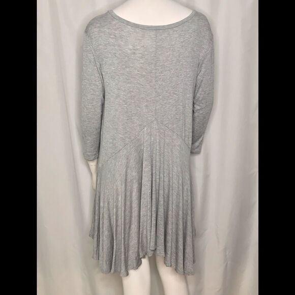 Frumos Gray Tunic Top M - Picture 4 of 6
